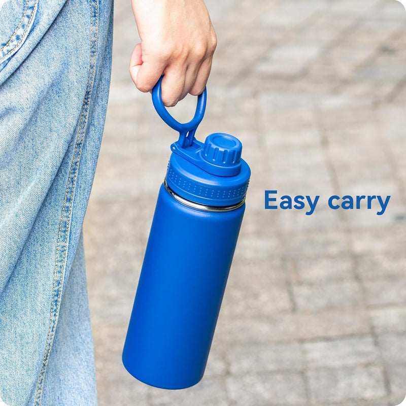 Prurex Replacement Spout Lid for Hydro Flask Wide Mouth Bottles (12/16/18/22/32/40/64oz) – 2.28" Leak-Proof Sports Cap Accessory, Secure Fit - Image 2